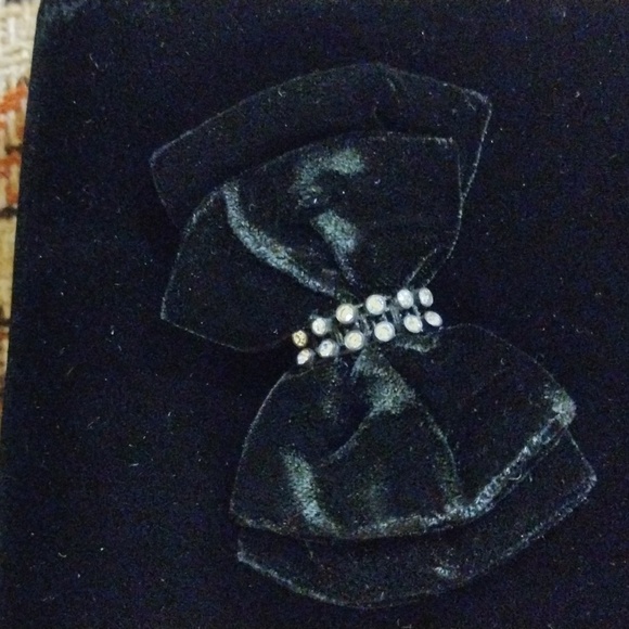 Black velvet evening bag - Picture 6 of 6